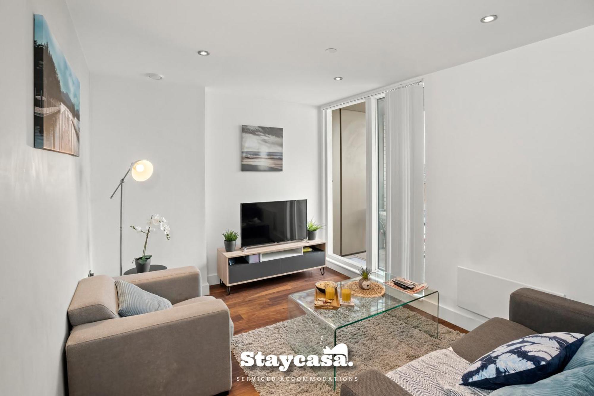 Spectacular Apartment Balcony View In City Centre Manchester Bagian luar foto
