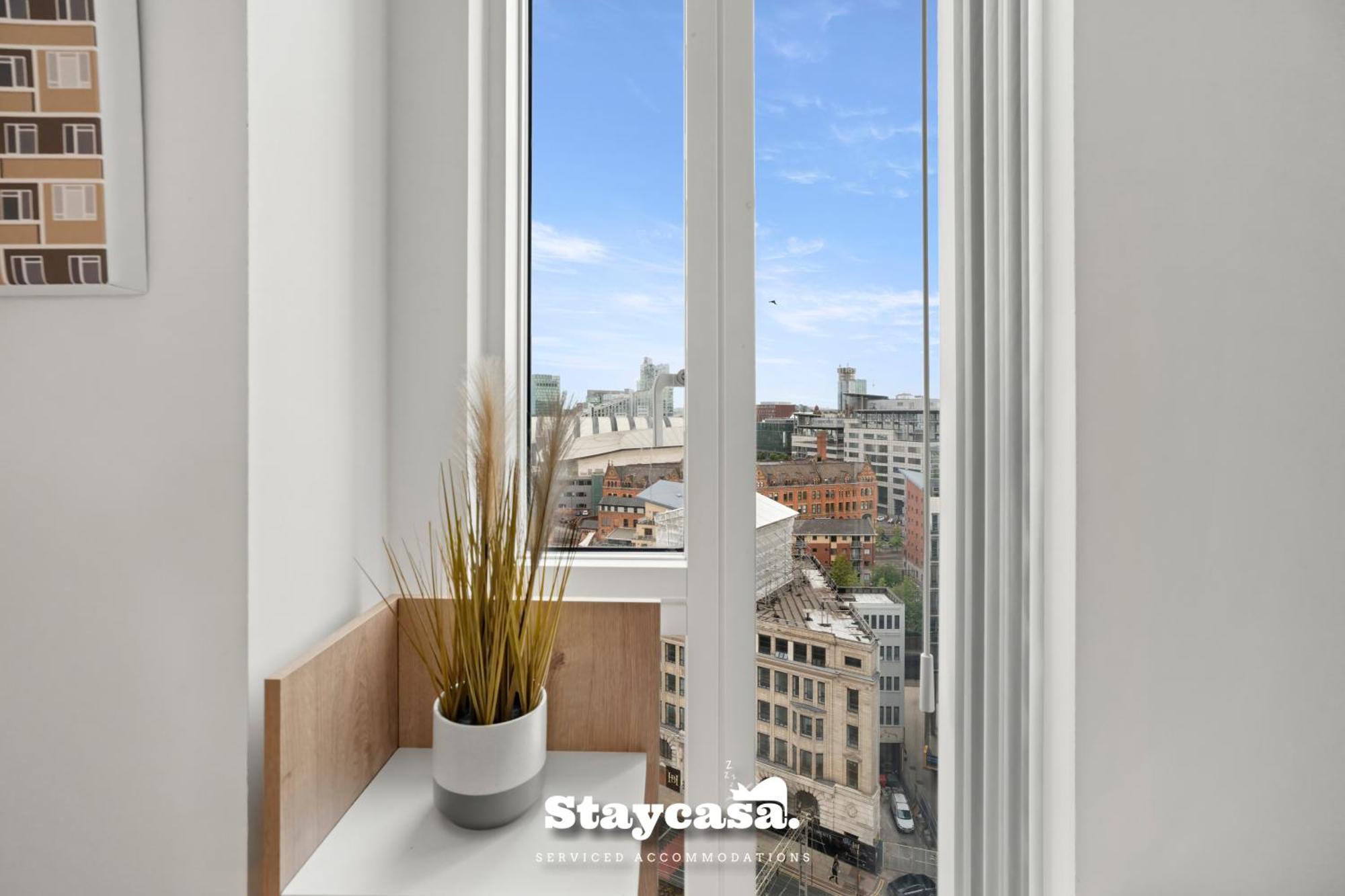 Spectacular Apartment Balcony View In City Centre Manchester Bagian luar foto