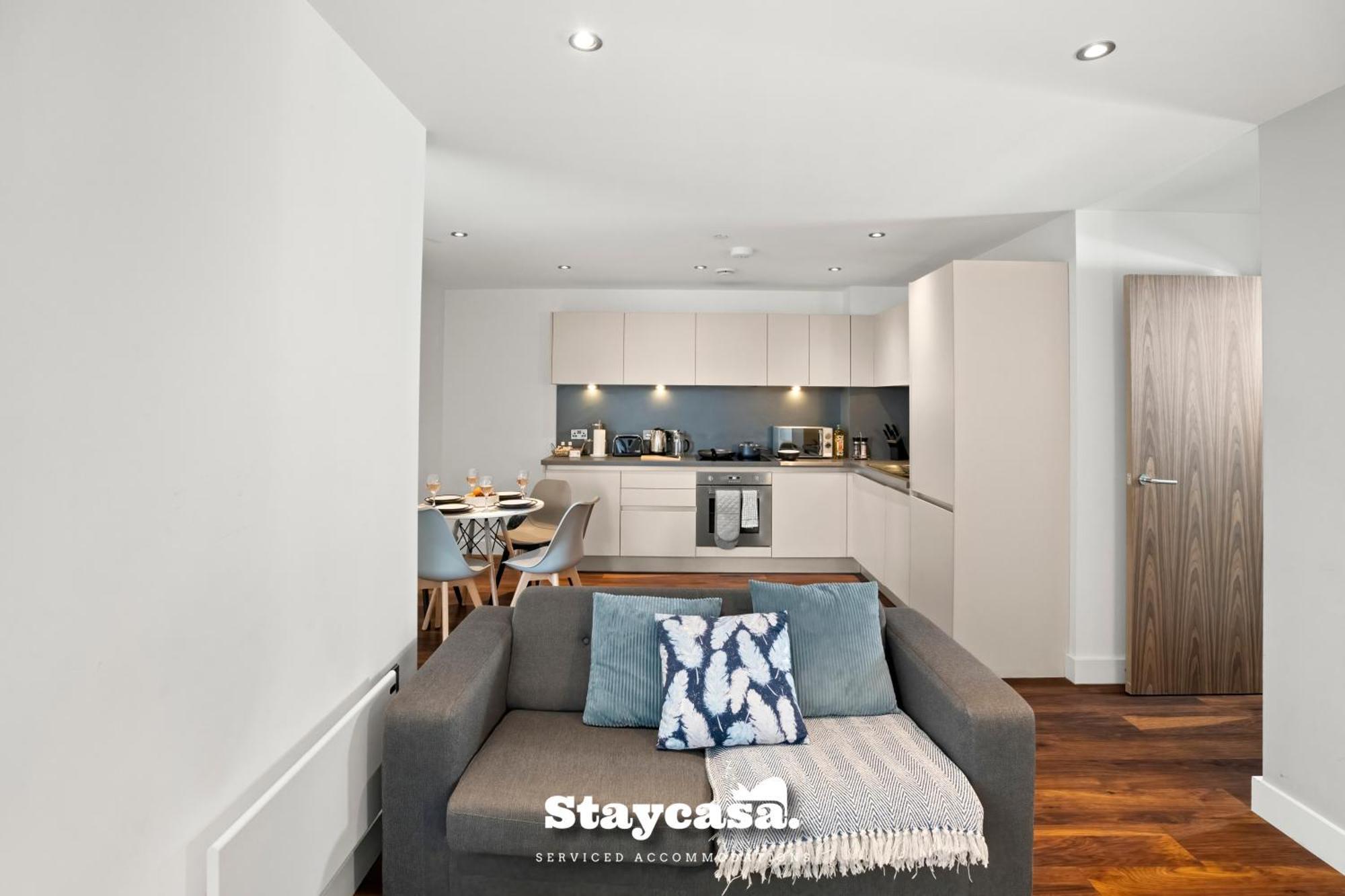 Spectacular Apartment Balcony View In City Centre Manchester Bagian luar foto