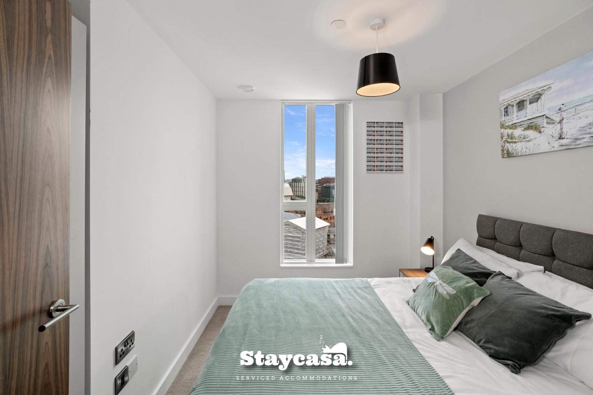 Spectacular Apartment Balcony View In City Centre Manchester Bagian luar foto