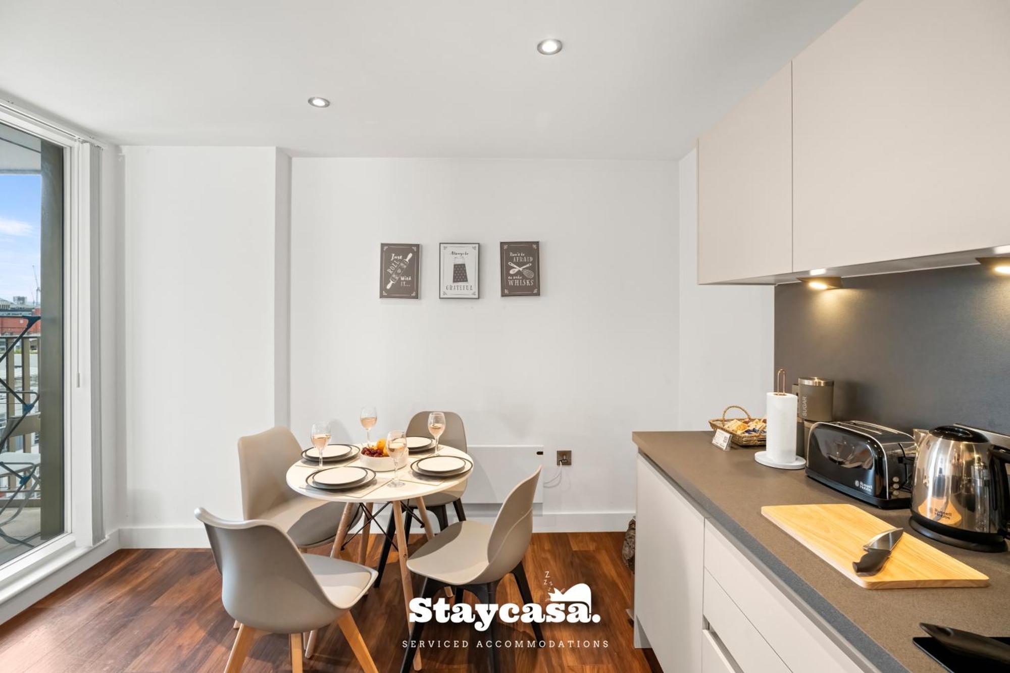 Spectacular Apartment Balcony View In City Centre Manchester Bagian luar foto