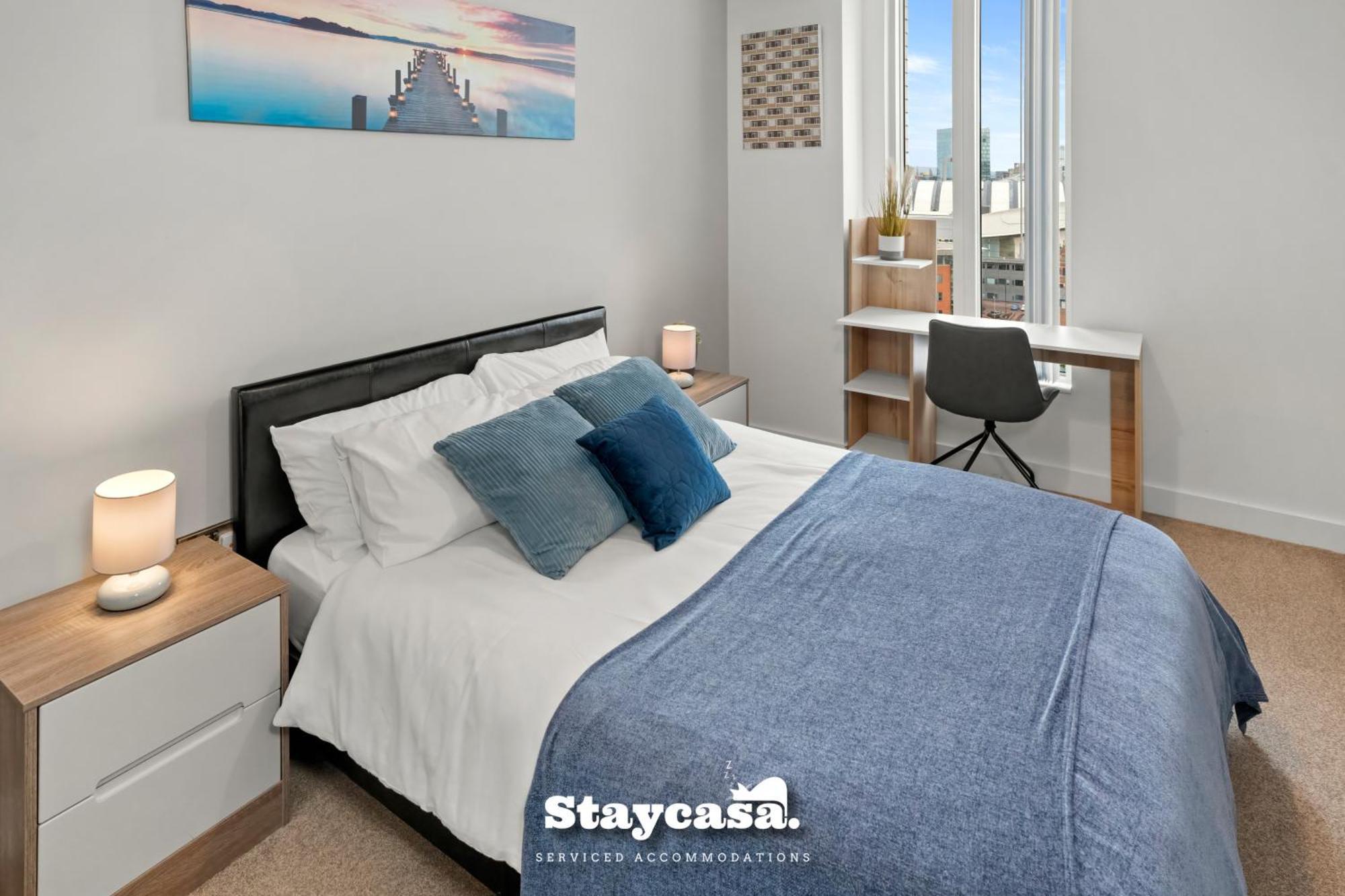 Spectacular Apartment Balcony View In City Centre Manchester Bagian luar foto